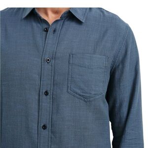 Rails Wyatt Sea Blue 100% Cotton Shirt Button Up Long Sleeves New Size XL